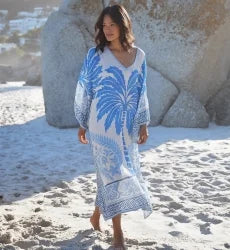 MISS JUNE CAFTAN RHODA BLUE