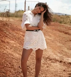 MISS JUNE DRESS ARIN WHITE