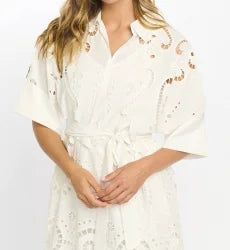 MISS JUNE DRESS ARIN WHITE