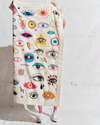 SUN OF A BEACH STARRY EYES SIGNATURE BEACH TOWEL