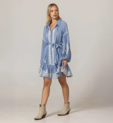 MISS JUNE DRESS YARA BLUE